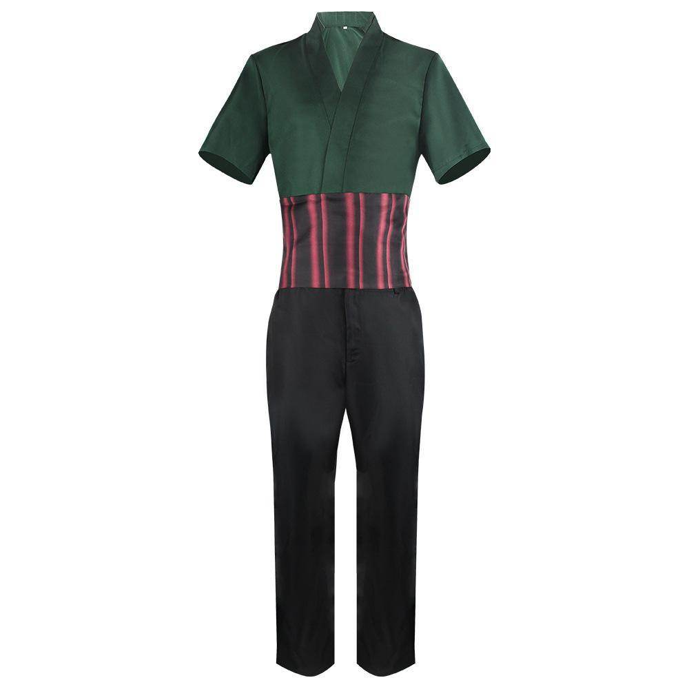 live Movie One Piece Roronoa Zoro Cosplay Costume Whole Set - Azufun