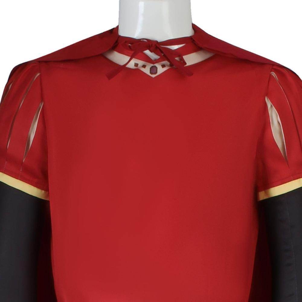 Lord Farquaad Halloween Cosplay Costume Shrek Red Robe Cape - Azufun