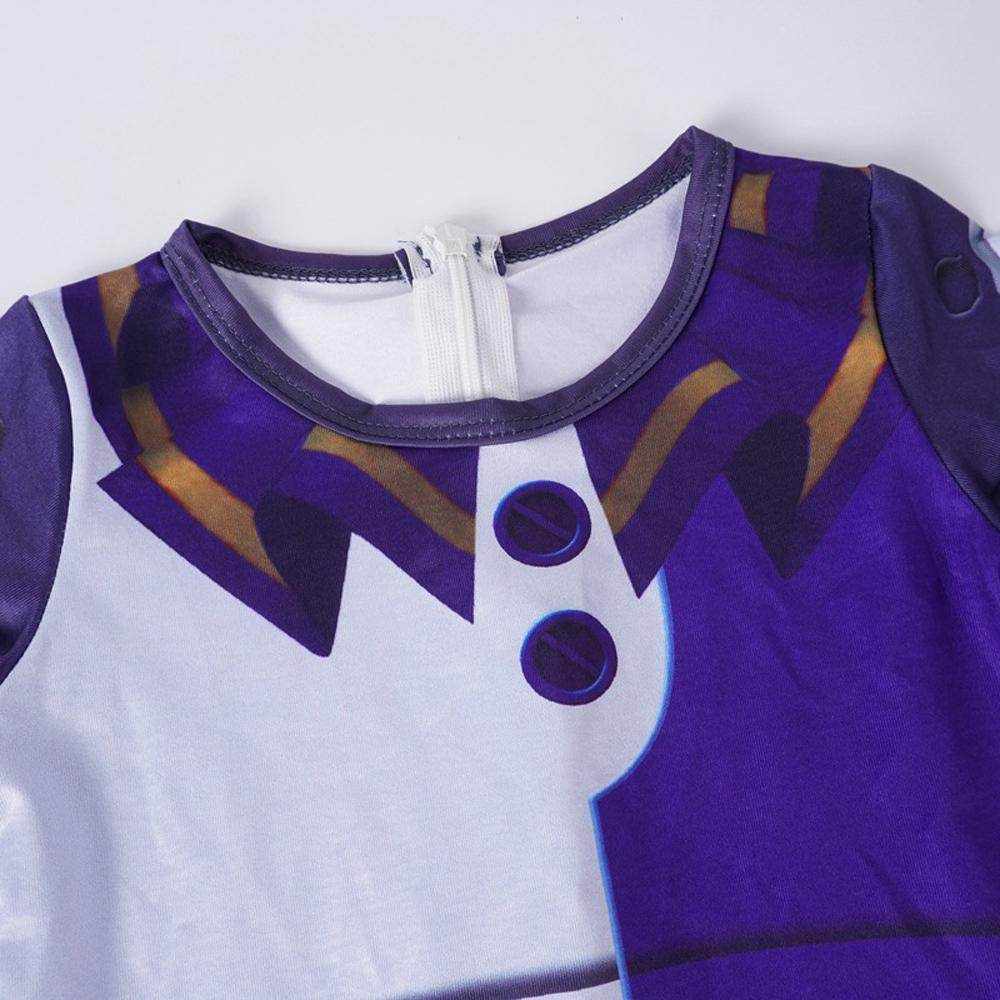 Moondrop Sundrop FNFA Cosplay Costume Outfit Sun Moon Clown Costume Halloween for Kids - Azufun