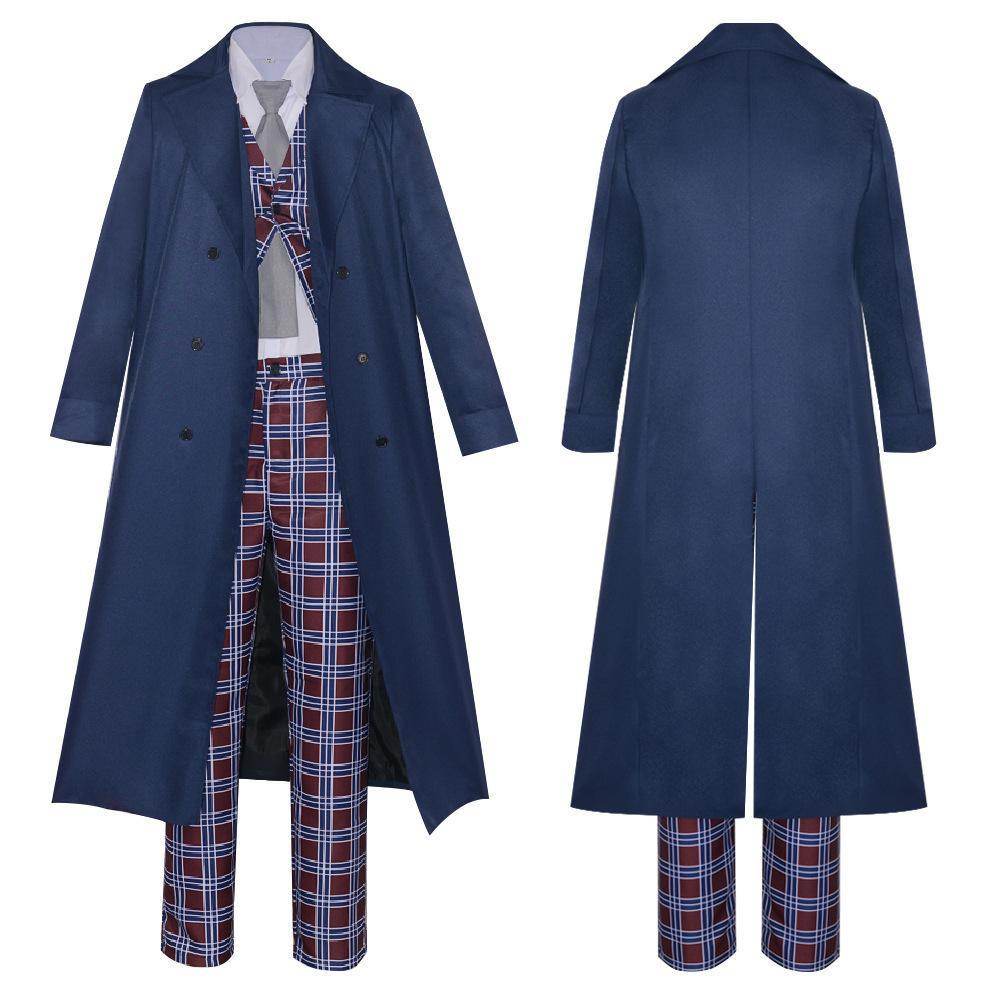 Movie Doctor Who British style retro elegant men's cosplay costume - Azufun