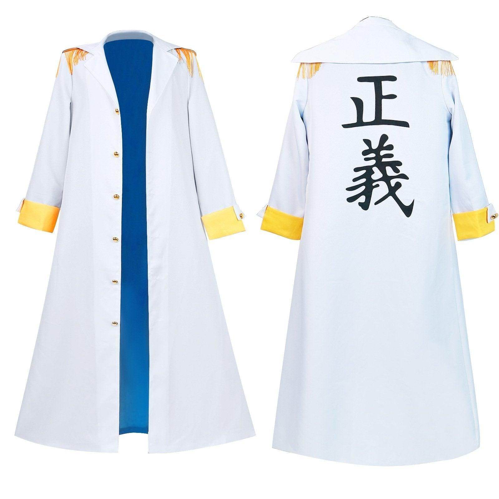 One Piece Wano Country Kizaru Costume Party Carnival Cosplay Full Set - Azufun