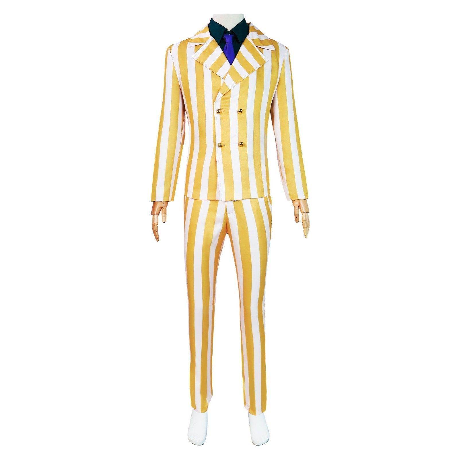 One Piece Wano Country Kizaru Costume Party Carnival Cosplay Full Set - Azufun