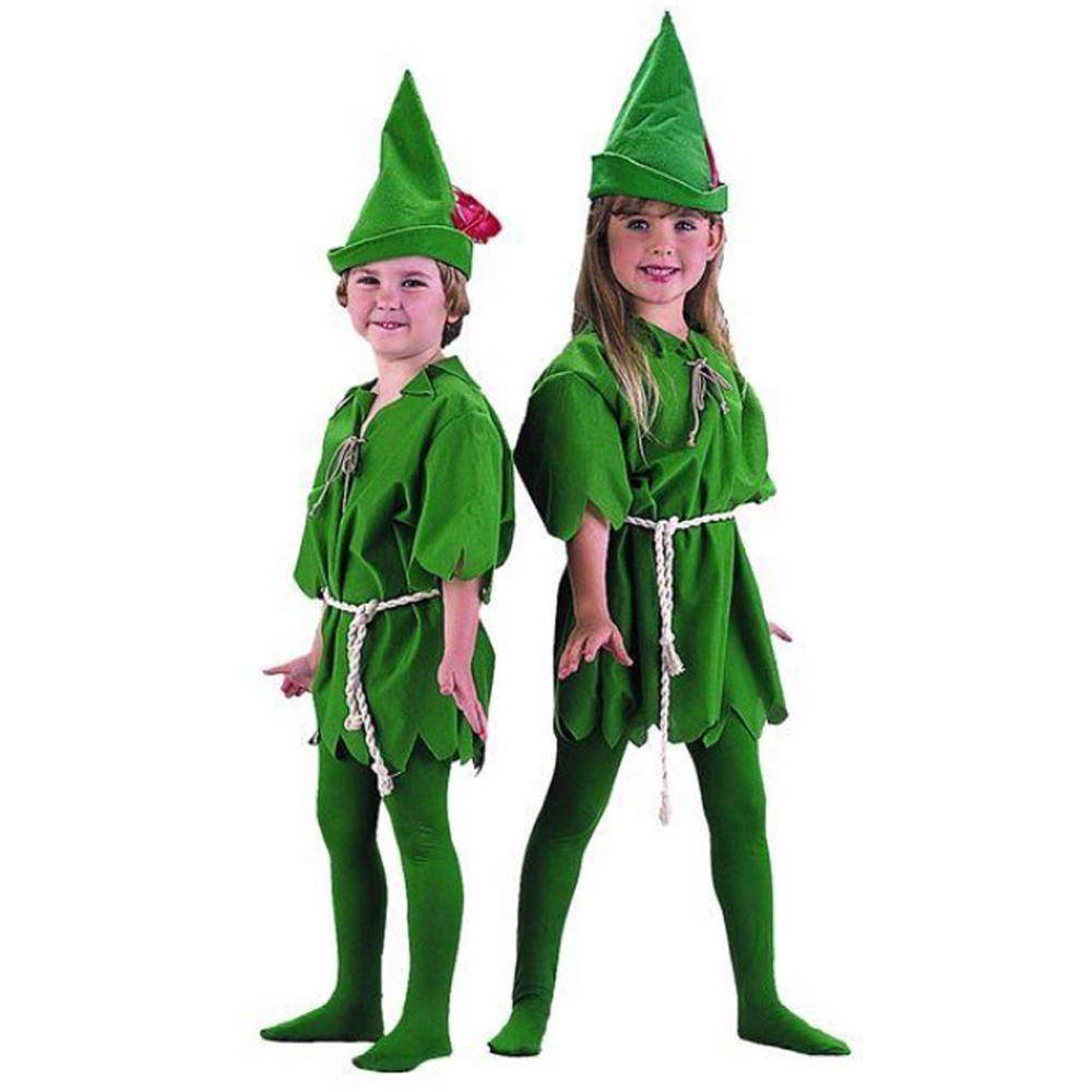 Peter Pan Robin Hood Storybook Adult Kid Dress Up Party Green Costume - Azufun