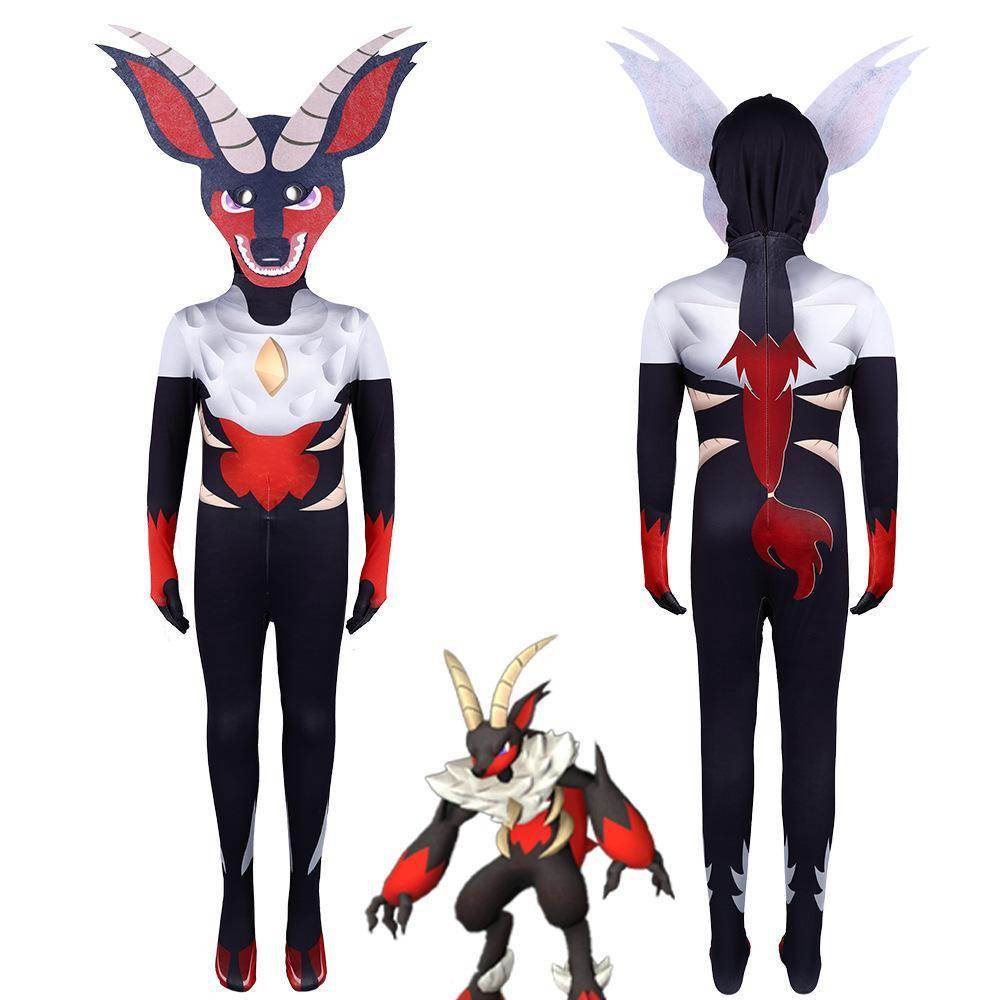 Plawworld Game Grizzbolt Depresso Cattiva Incineram Costume Cosplay Jumpsuit - Azufun