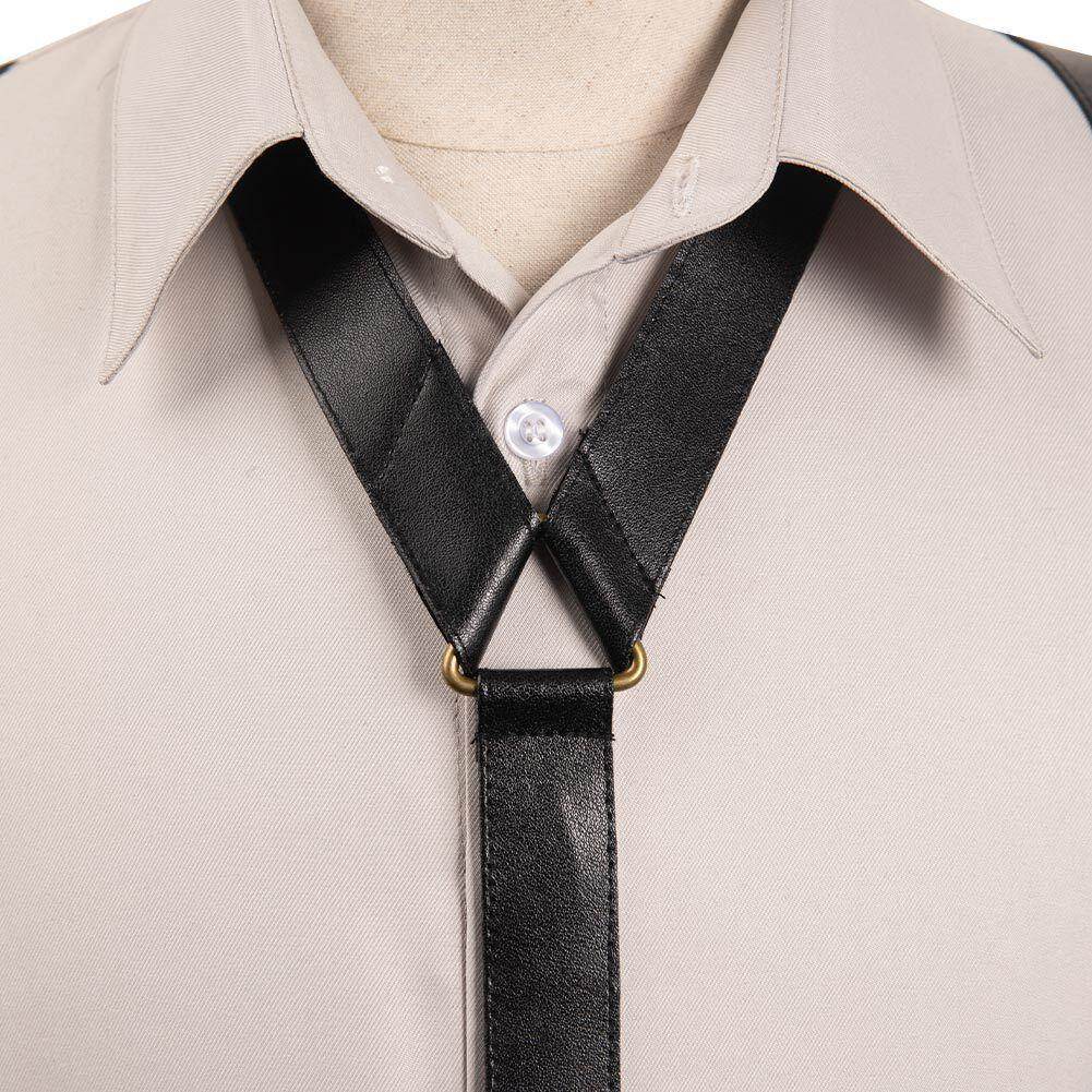 Pokemon Scarlet and Violet Rika Cosplay Costume Stylish suspender Uniform - Azufun