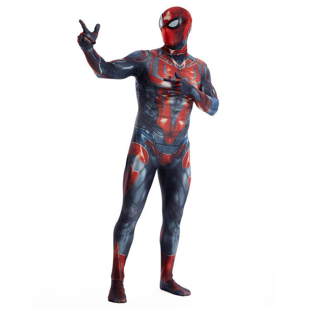 Spider Armor MK III Spider Man Peter Parker Shimmering Cosplay Suit PS4 Costume - Azufun