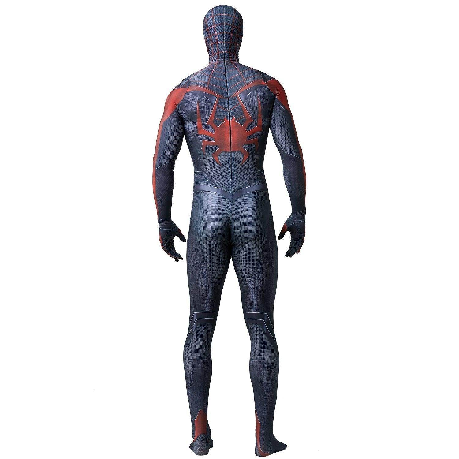Spider-Man 2 Miles Morales Black Cosplay Jumpsuit Costume for Adults and Kids - Azufun