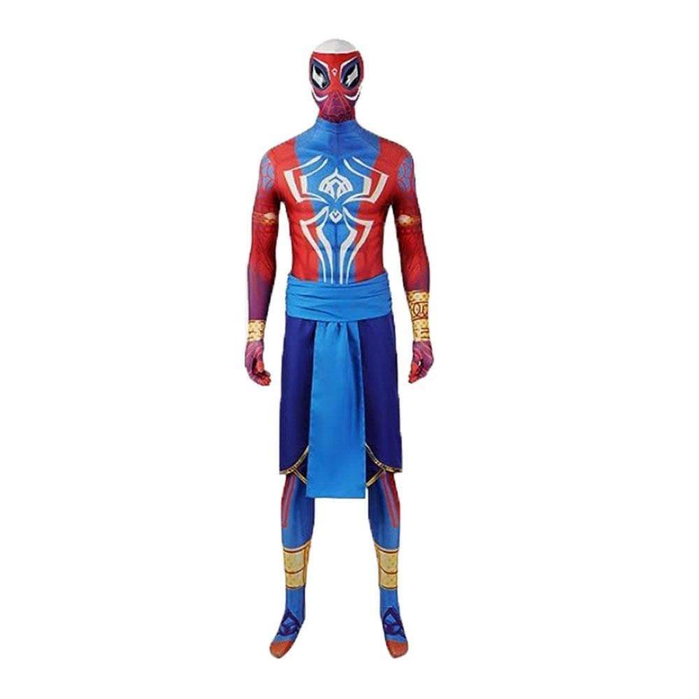 Spider-Man: Across The Spider-Verse India Pavitr Prabhakar Jumpsuit Cosplay Costume - Azufun