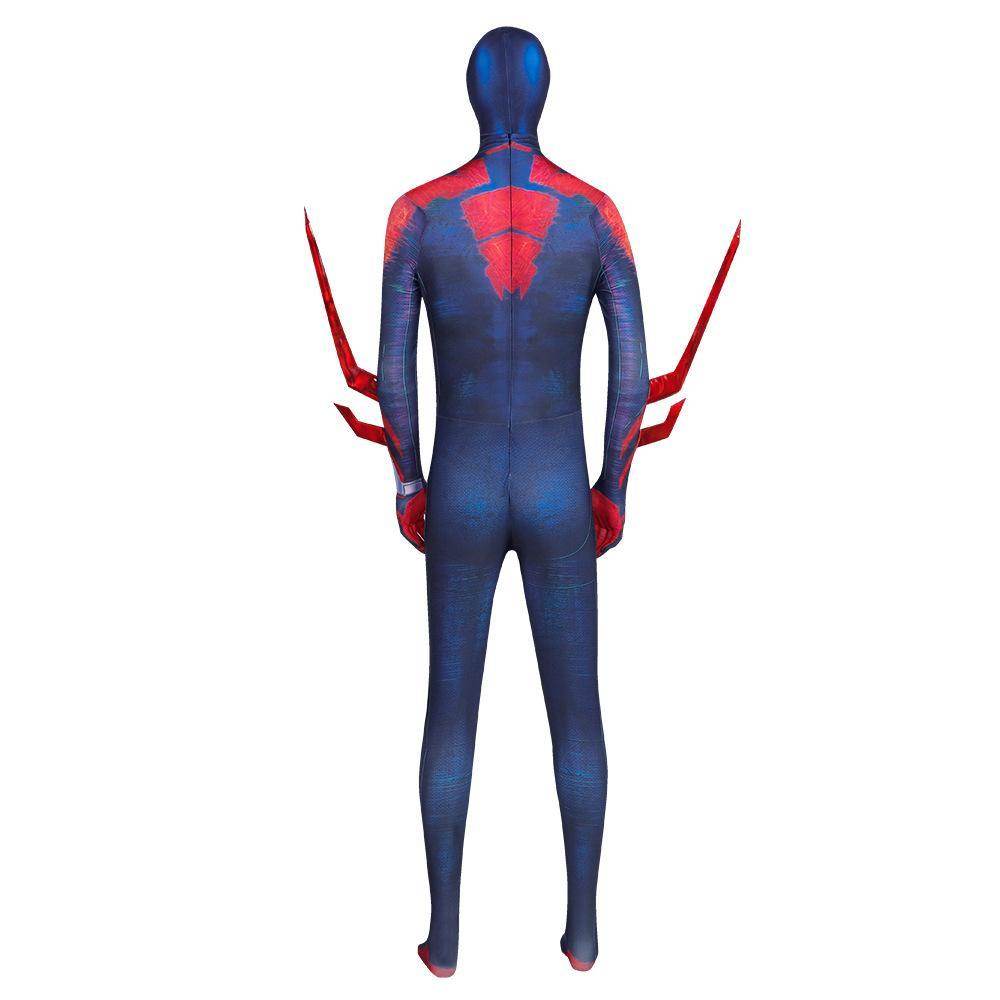 SpiderMan Across the Spider Verse Miguel O'Hara 2099 Zentai Costume Cosplay Outfits Halloween Carnival Suit Adults - Azufun