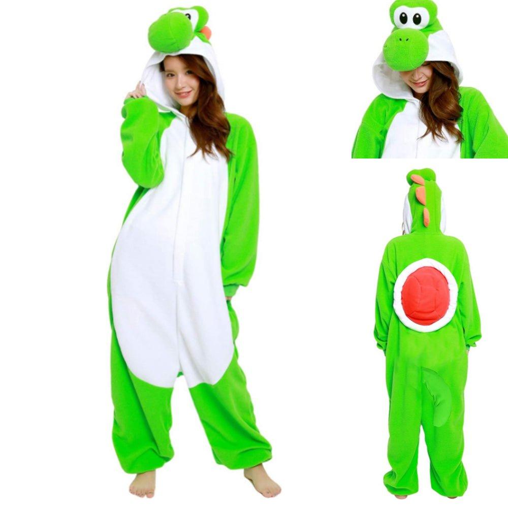 Super Mario Yoshi kigurumi Costume Onesies Halloween - Azufun