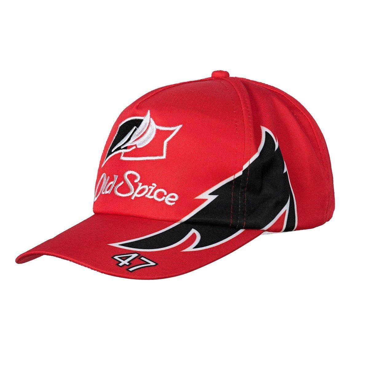 Talladega Nights Ricky Bobby Racing Shirt and Hat Set Men's Short Sleeve Casual Costume - Azufun