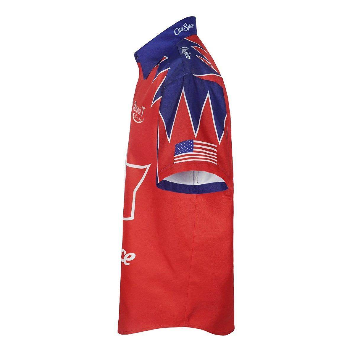 Talladega Nights Ricky Bobby Racing Shirt and Hat Set Men's Short Sleeve Casual Costume - Azufun