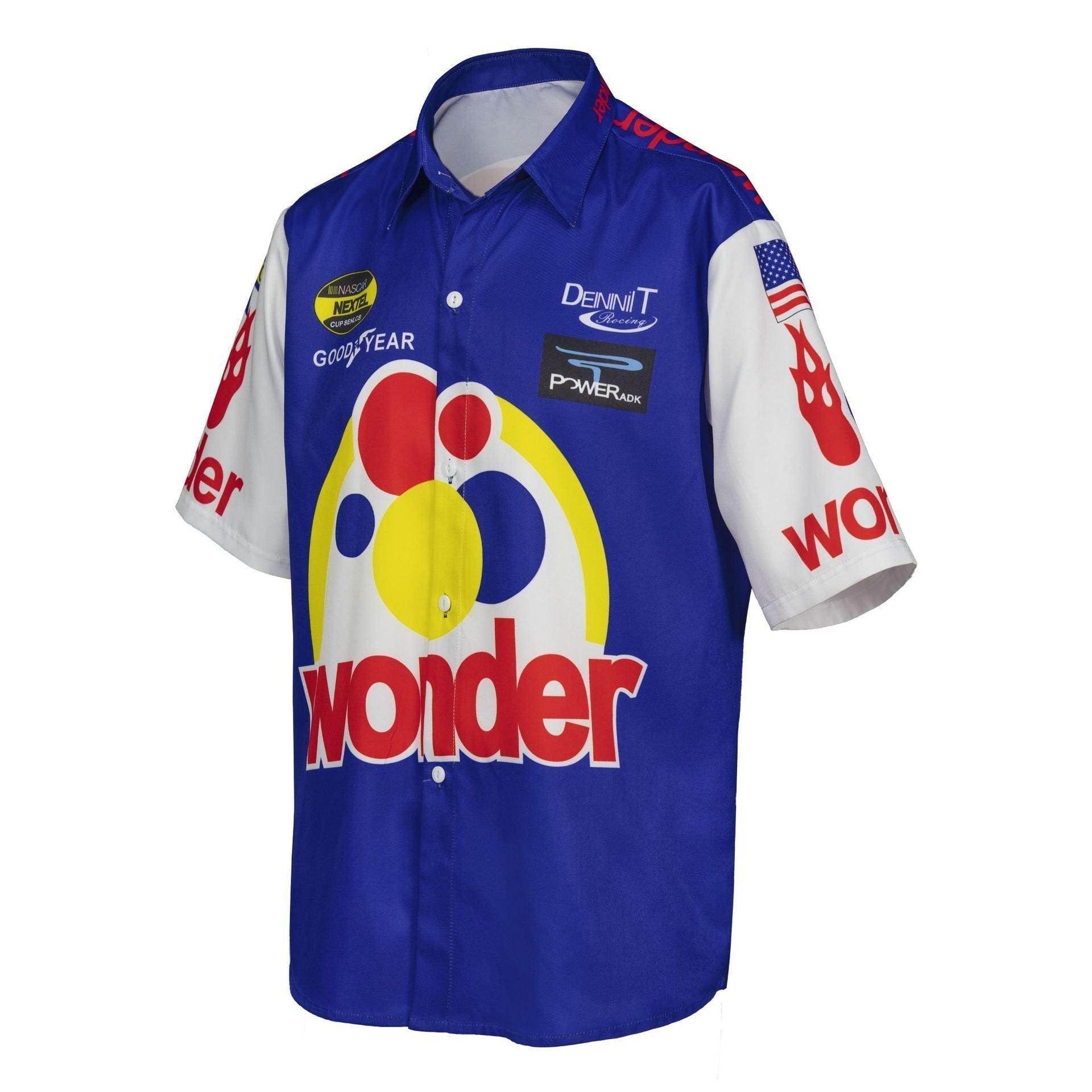 Talladega Nights Ricky Bobby Racing Shirt and Hat Set Men's Short Sleeve Casual Costume - Azufun