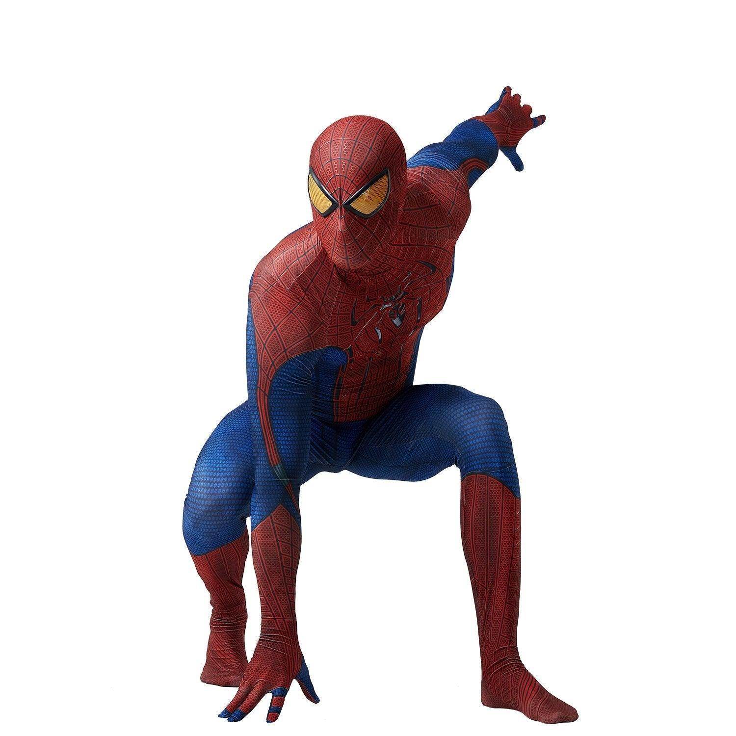 The Amazing Spider-Man Peter Parker With Yellow Eyed Cosplay Costume - Azufun