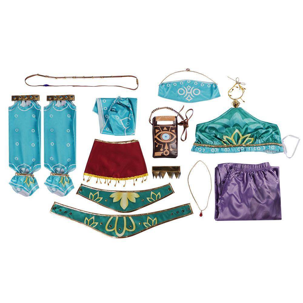 The Legend of Zelda Princess Zelda Dress Suit AdultCosplay Costume Party Halloween Carnival - Azufun
