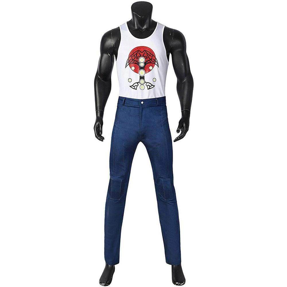 Thor Love and Thunder Cosplay Costume Superhero Halloween Carnival Punk Outfit Suit Full Set for Adults - Azufun