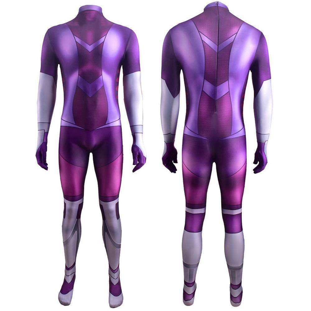 Titans Season 3 Blackfire Costume Cosplay Bodysuit Koriand'r For Adult Kids - Azufun