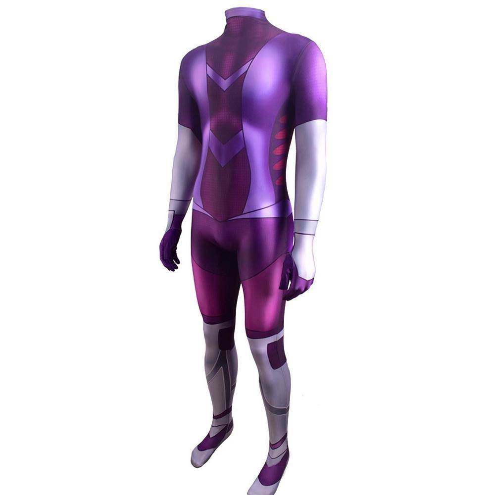 Titans Season 3 Blackfire Costume Cosplay Bodysuit Koriand'r For Adult Kids - Azufun