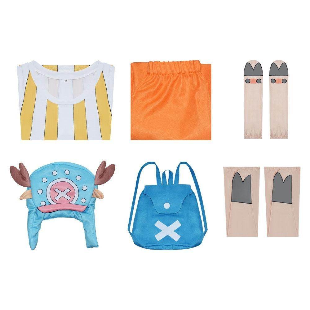 Tony Chopper Anime One Piece Cosplay Costumes Carnival Party Full Set - Azufun
