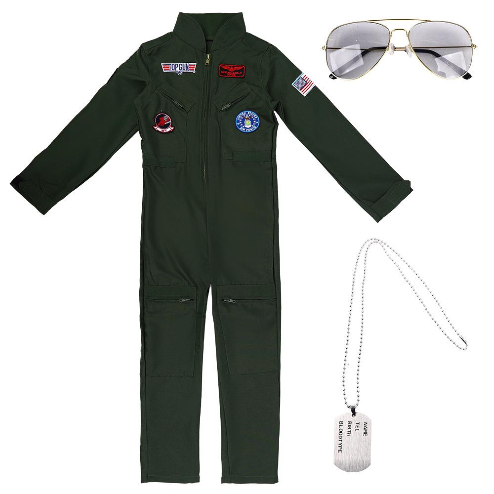 BuyTop Gun Maverick Pilot Uniform Outfit Carnival Suit Cosplay Costumes for Adult Now Cheaper With 3 - 5 Days Ship - PajamasBuy