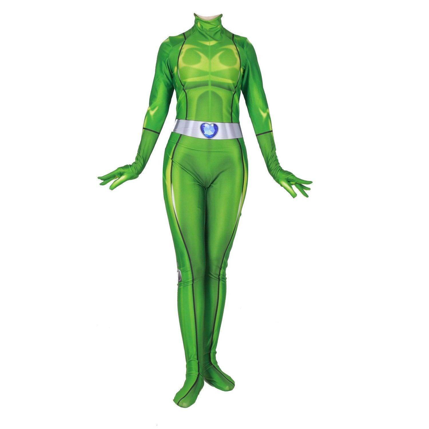 Totally Spies Giantess Costume Jumpsuit Anime Cosplay for Adult Kids - Azufun