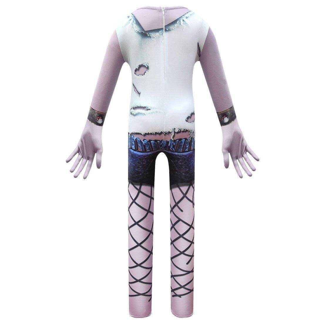 Trolls 2 World Tour Hard Rock Queen Barb Costume For Girl - Azufun