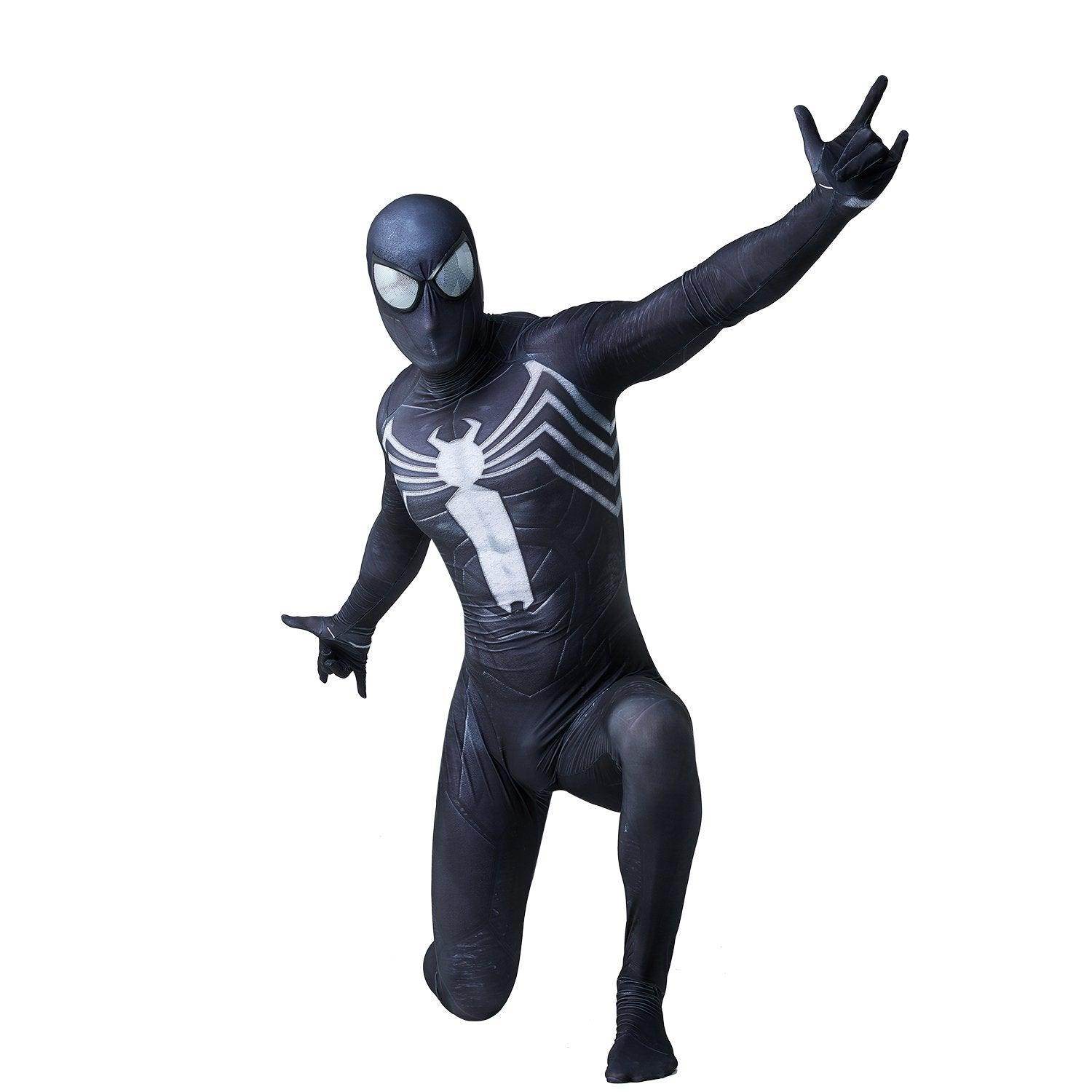 Venom Spider-Man 2 Peter Parker Jumpsuit Costume for Adults Kids - Azufun