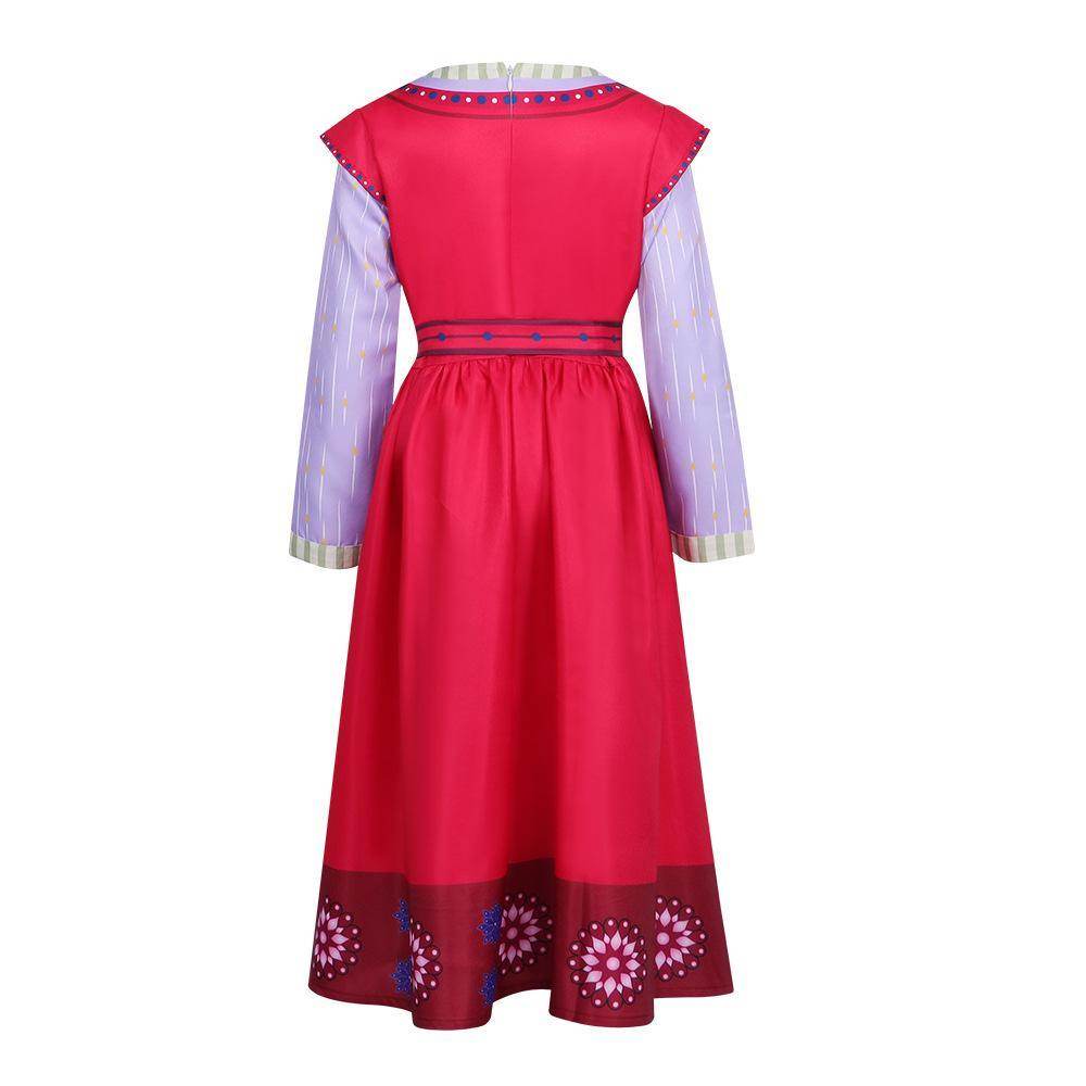 Wish Dahlia Movie Kids Cosplay Costume Outfits Carnival Suit - Azufun