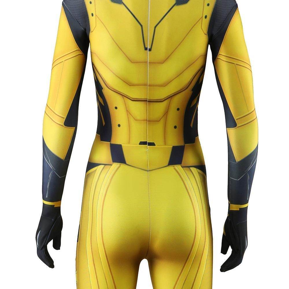 Women Wolverine Costume X23 Logan Halloween Cosplay Jumpsuit Deadpool 3 Dafne Keen Yellow - Azufun