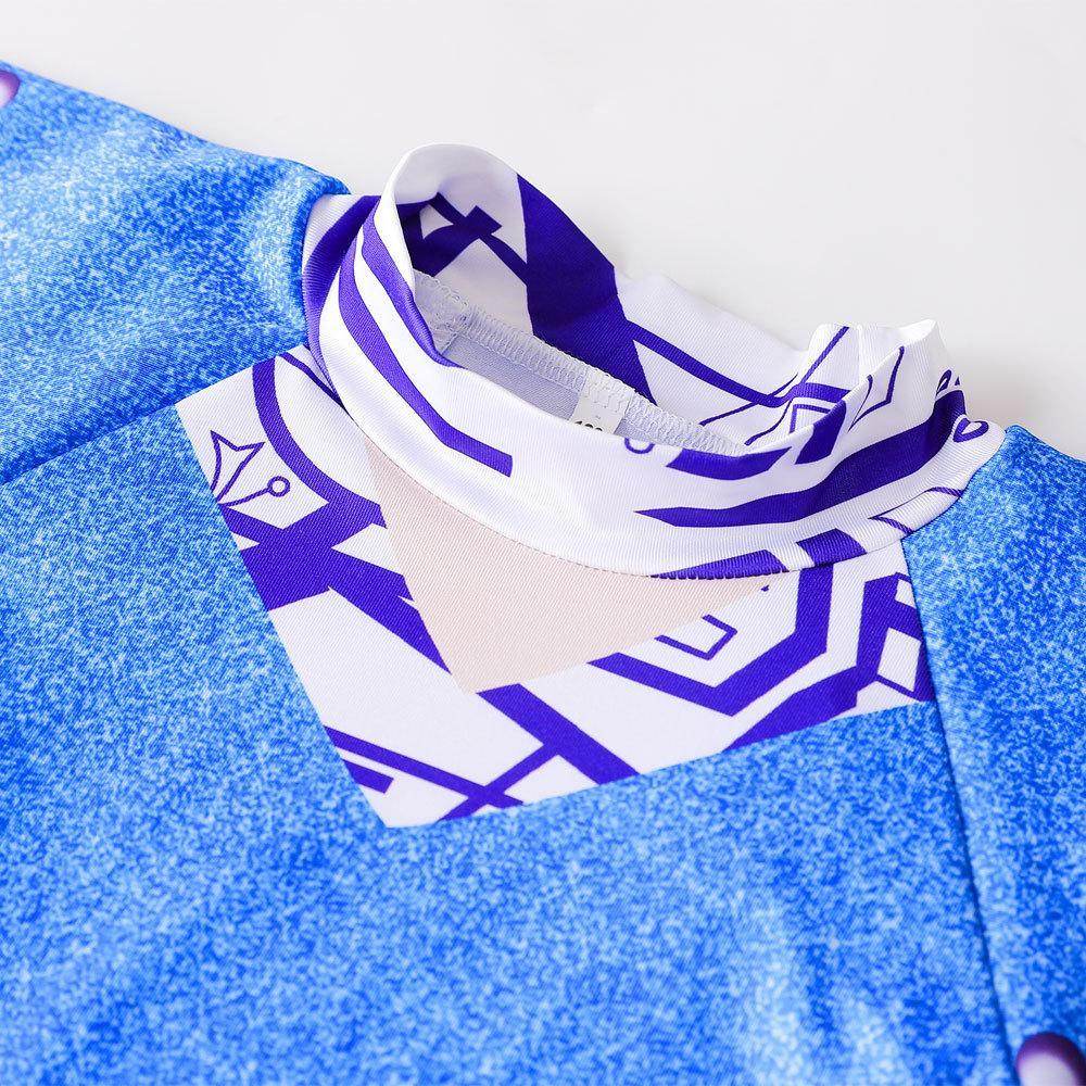 Zombie 3 Children's cheerleading cosplay costumes Halloween girls' dresses - Azufun