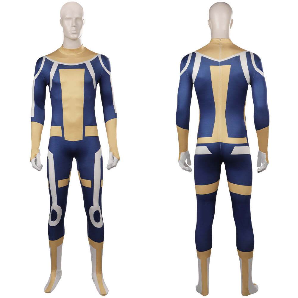 Invincible The Immortal Cosplay Costume Blue Party Carnival Jumpsuit Outfits - Azufun