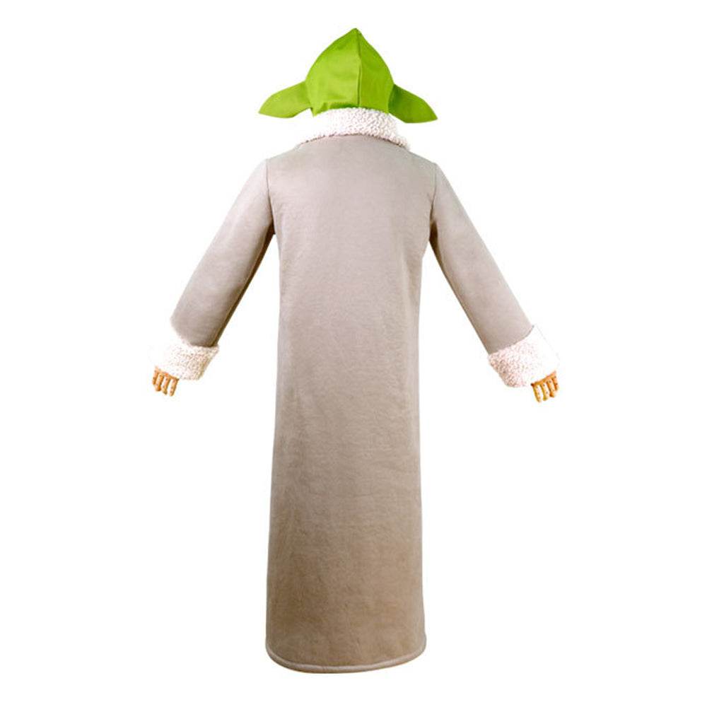 Baby Yoda Cosplay Costume Robe Hat Outfits Carnival Suit - Azufun