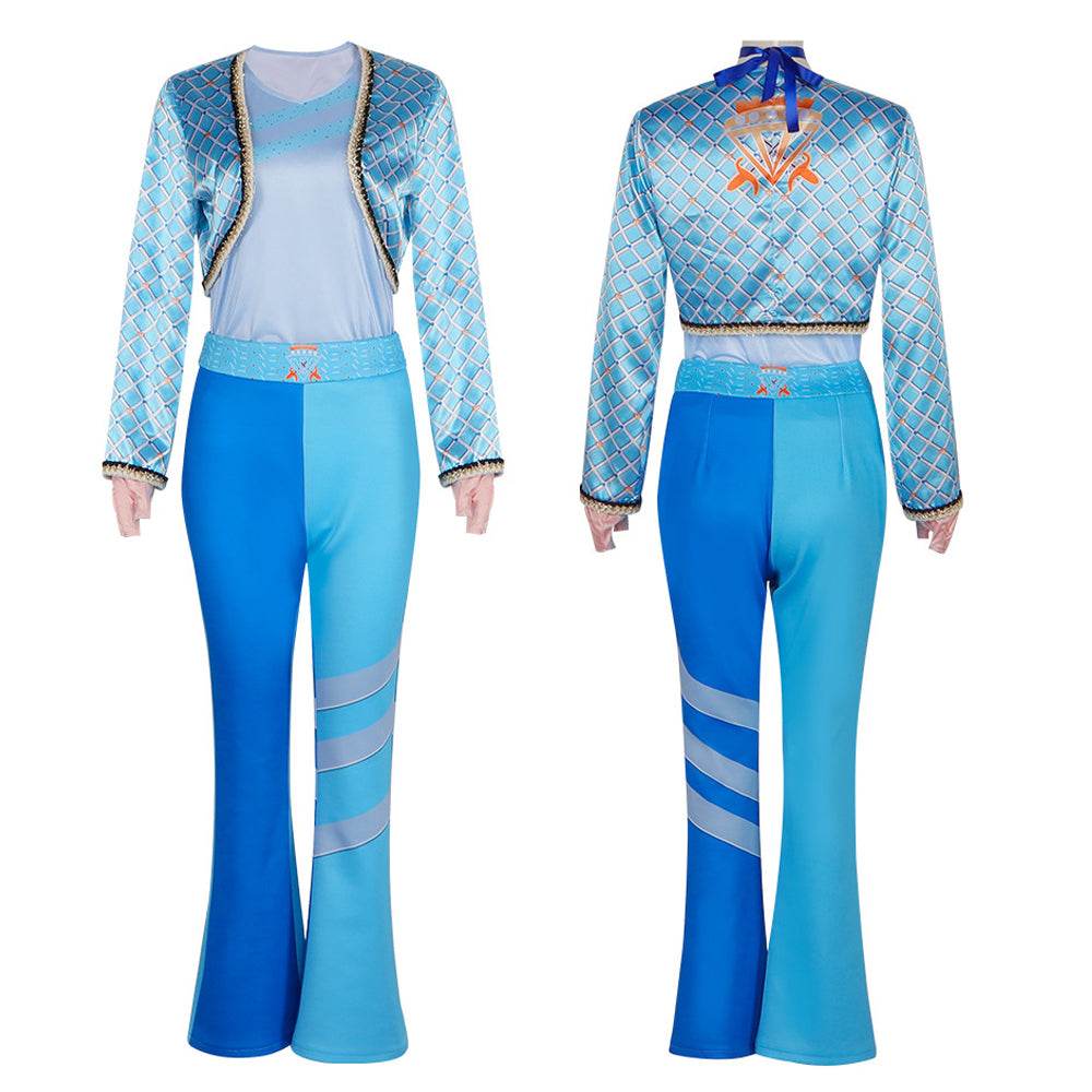 Chloe Charming Cosplay Costume Women Blue Outfit Party Carnival - Azufun