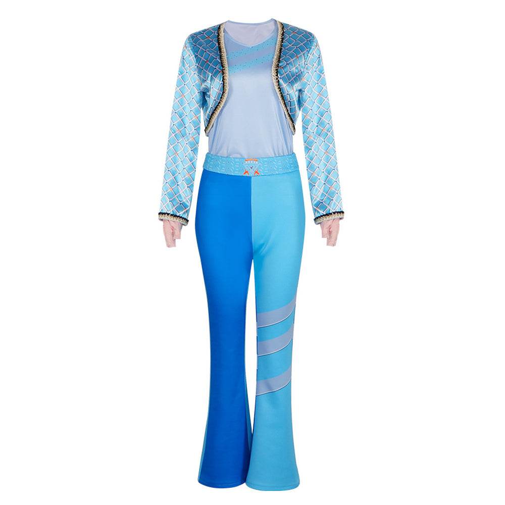 Chloe Charming Cosplay Costume Women Blue Outfit Party Carnival - Azufun