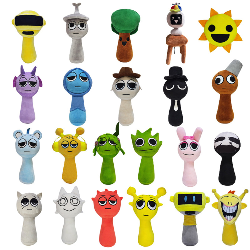 Sprunki Plush Music Game Doll Holiday Gift Robot Plush Toy