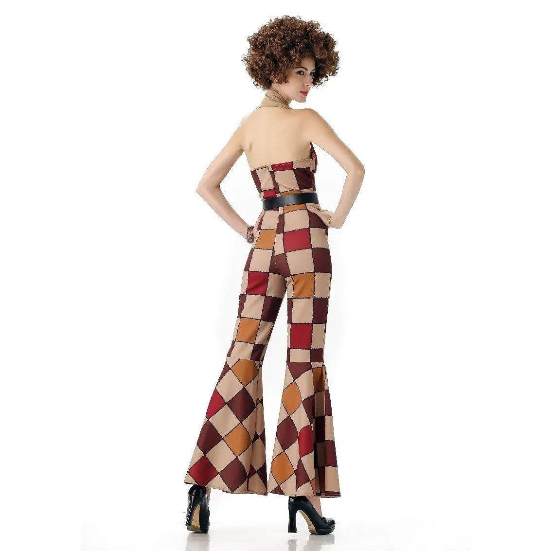 1920s Disco Stage Masquerade Fancy Dress Costumes Halloween For Women Men Leisure Suit - Azufun