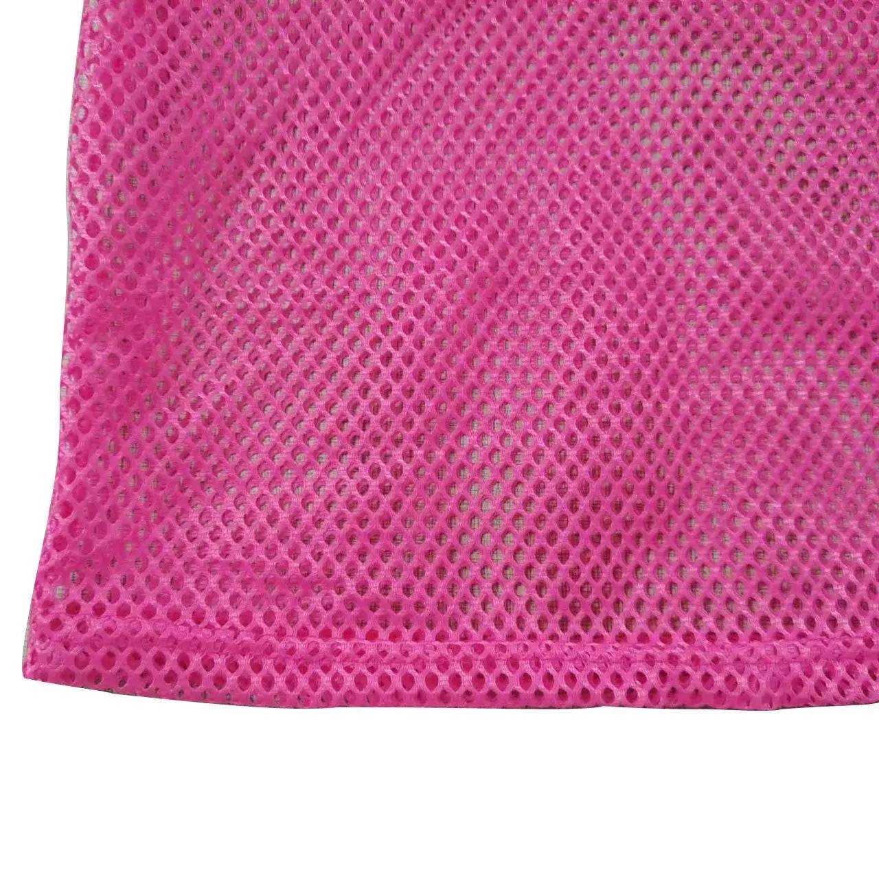 1980s Top Fishnet Women T-shirt Suspenders 80s Costumes Cosplay Party Carnival - Azufun