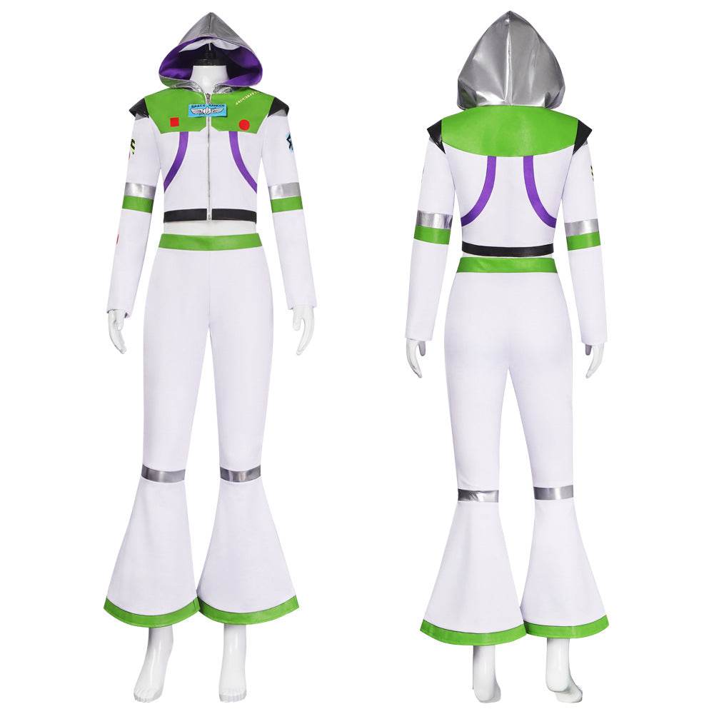 Toy Story Buzz Lightyear Women's Jumpsuit Cosplay Costume Halloween - Azufun