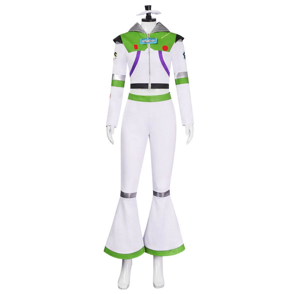 Toy Story Buzz Lightyear Women's Jumpsuit Cosplay Costume Halloween - Azufun