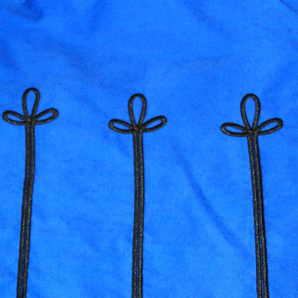 Men's Medieval Vintage Embroidered Button Jacket Outfits Carnival - Azufun