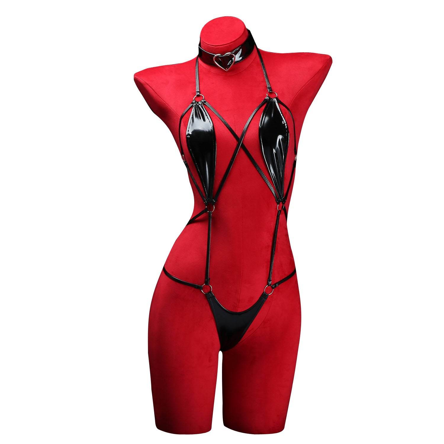 Sukumizu One-Piece Tie-Up Suit Costume - Azufun