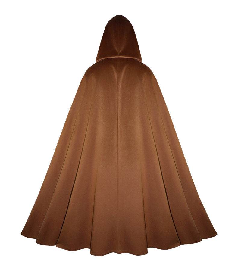 Medieval Suede Cape Halloween Retro Cloak Battle Warrior Role Play Cosplay Costume - Azufun