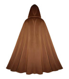 Medieval Suede Cape Halloween Retro Cloak Battle Warrior Role Play Cosplay Costume - Azufun