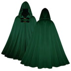 Medieval Suede Cape Halloween Retro Cloak Battle Warrior Role Play Cosplay Costume - Azufun