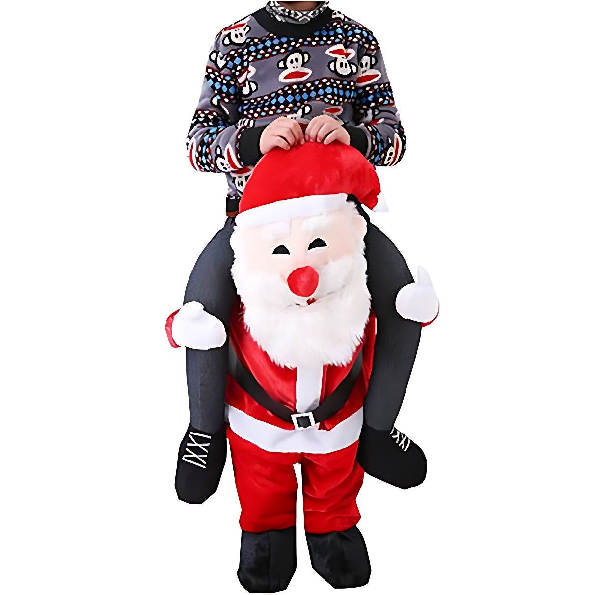Snowman Elk Elf Grass Skirt Orangutan Funny Puppet Costumes - Azufun