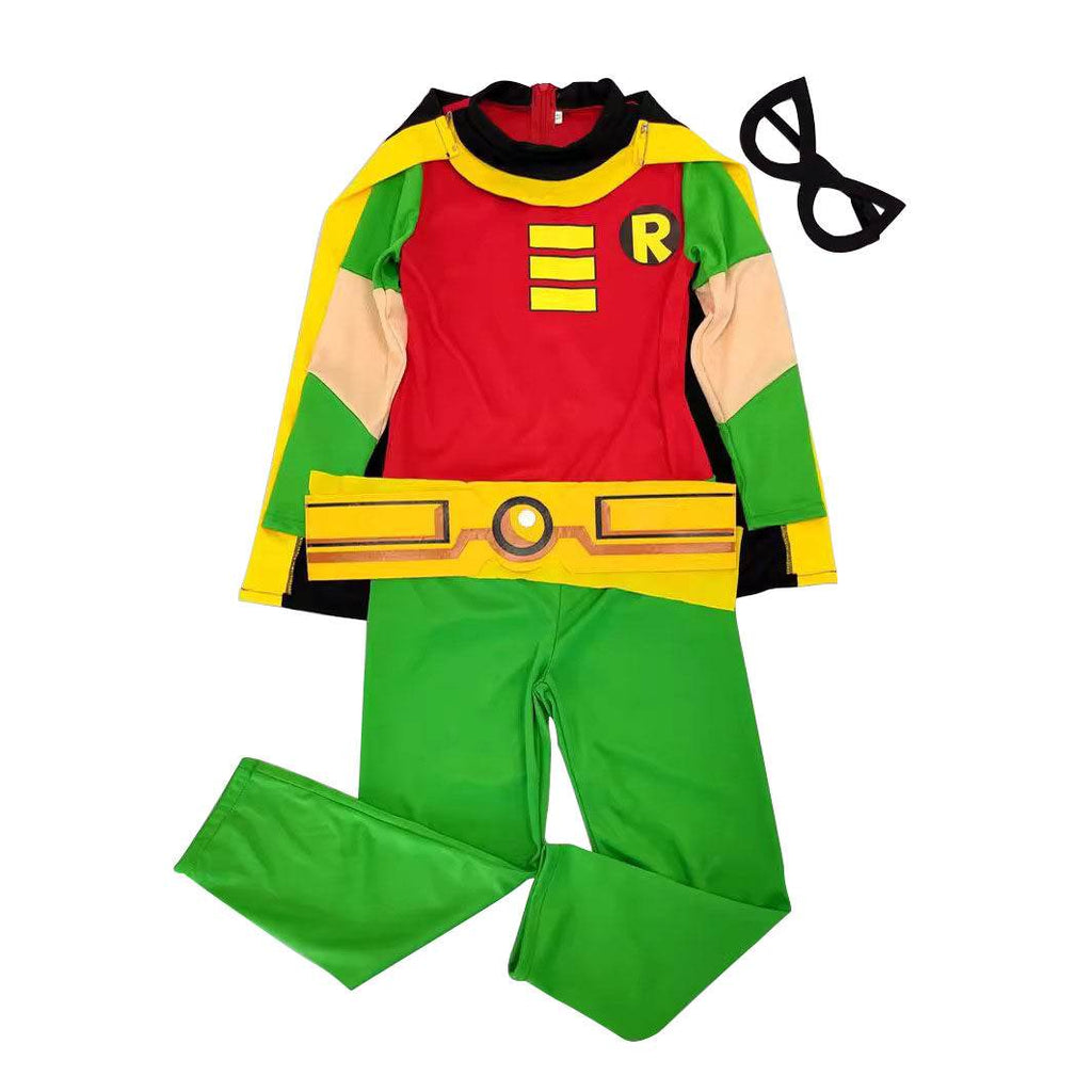 DC Teen Titans Robin Cosplay Costume Halloween For kids Child - Azufun