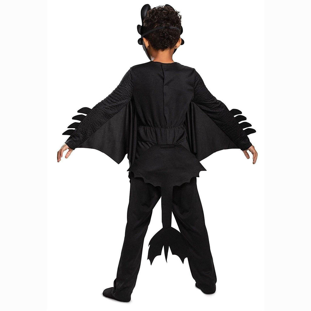 How to Train Your Dragon: Toothless Live Action Deluxe Child Costume Halloween - Azufun