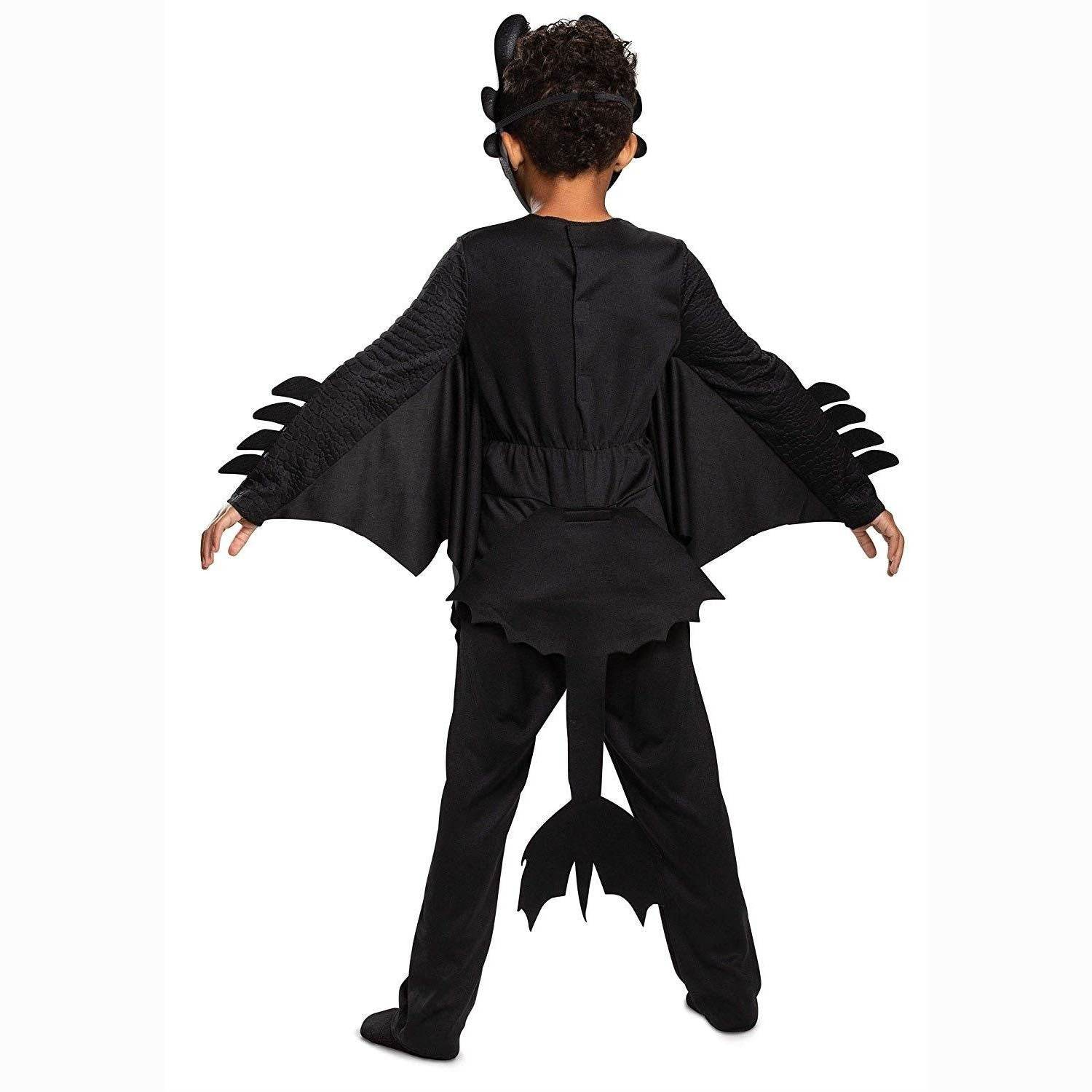 How to Train Your Dragon: Toothless Live Action Deluxe Child Costume Halloween - Azufun