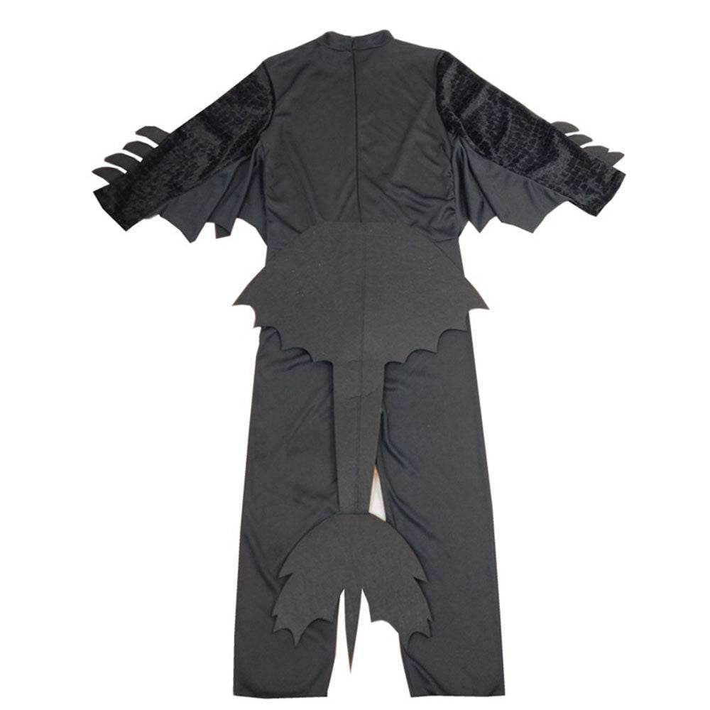 How to Train Your Dragon: Toothless Live Action Deluxe Child Costume Halloween - Azufun