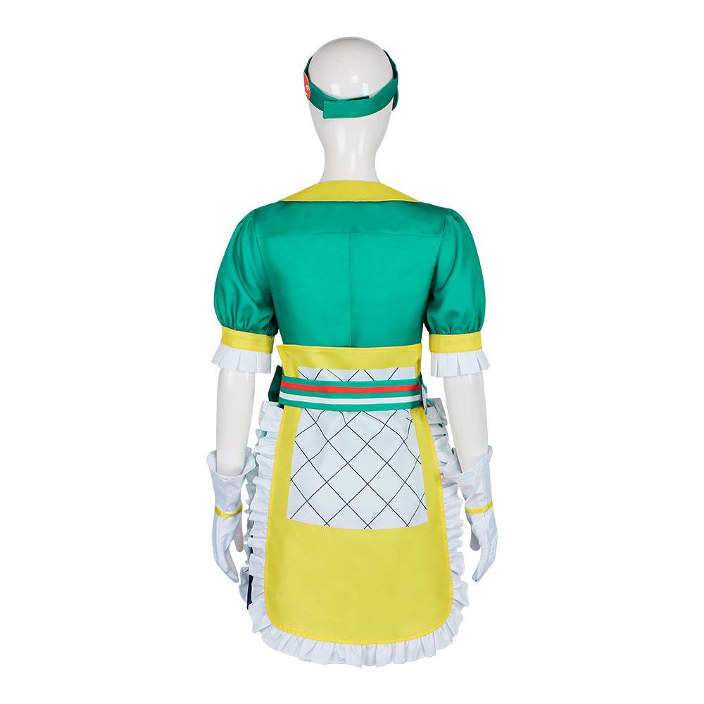 Overwatch Mei Honeydew Skin Cosplay Costume Maid Dress Outfit - Azufun